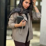 کت زنانه موکا مناسب مهمانی