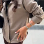 جزئیات کت Deniz زنانه موکا