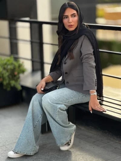 کت زنانه خاکی مناسب روزمره
