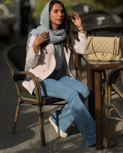 کت زنانه صورتی مناسب مهمانی