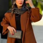 کت زنانه شتری Barana گلاره جواهرزاده
